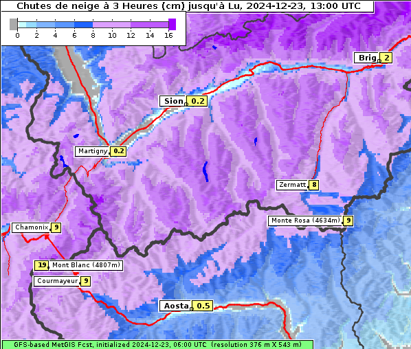 Neuschnee, 23. 12. 2024