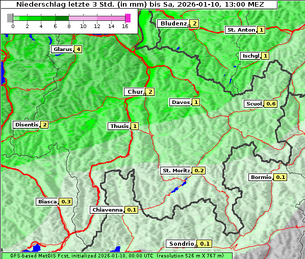 Niederschlag, 10. 1. 2026