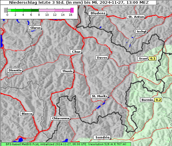 Niederschlag, 27. 11. 2024