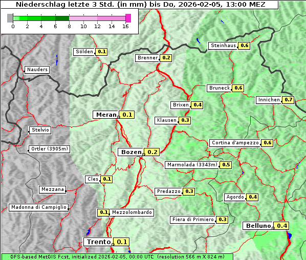 Niederschlag, 5. 2. 2026