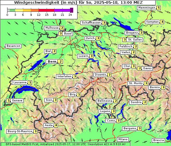 Wind, 18. 5. 2025
