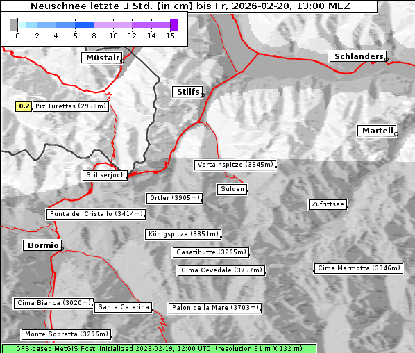 Neuschnee, 20. 2. 2026