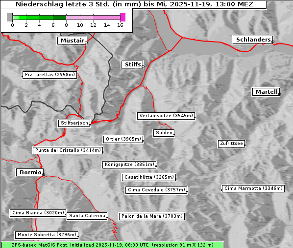 Niederschlag, 19. 11. 2025