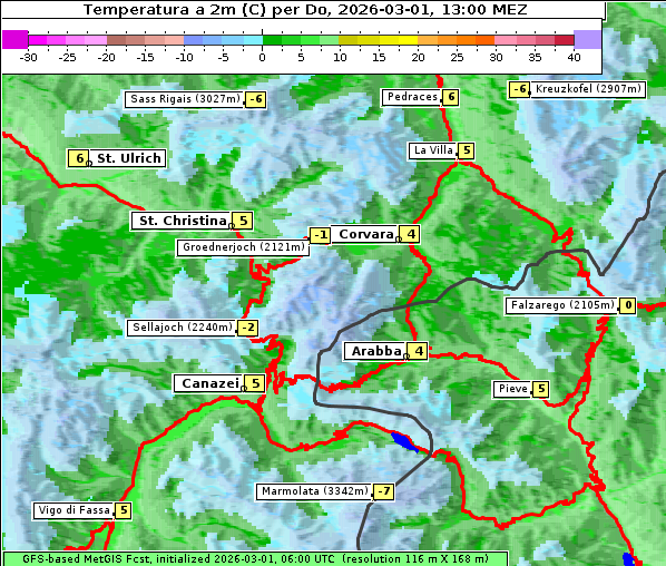 Temperatur, 1. 3. 2026
