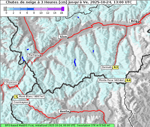 Neuschnee, 24. 10. 2025