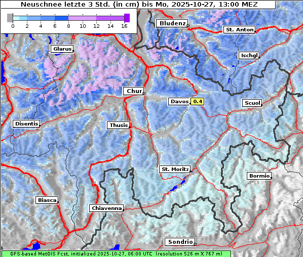 Neuschnee, 27. 10. 2025