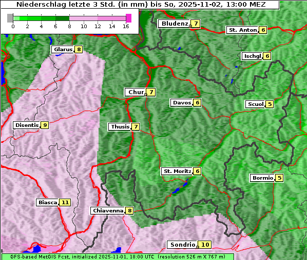 Niederschlag, 2. 11. 2025
