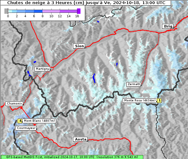 Neuschnee, 18. 10. 2024