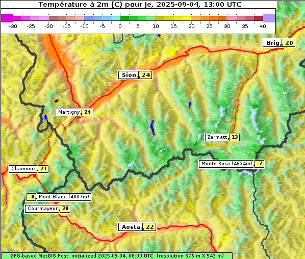 Temperatur, 4. 9. 2025