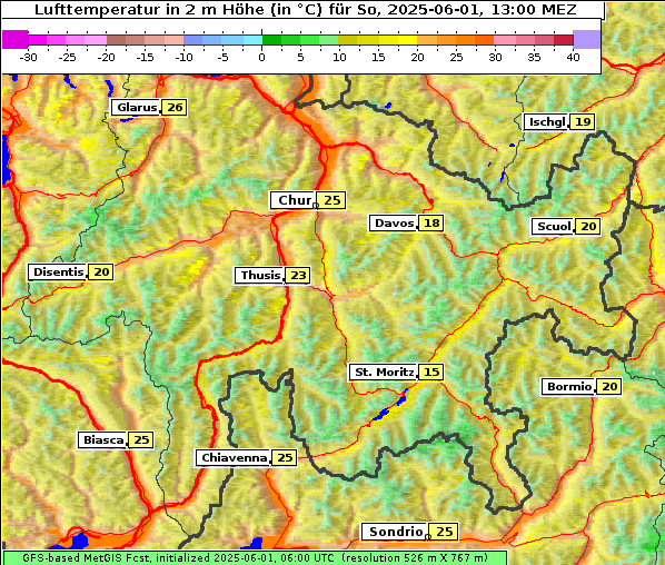 Temperatur, 1. 6. 2025