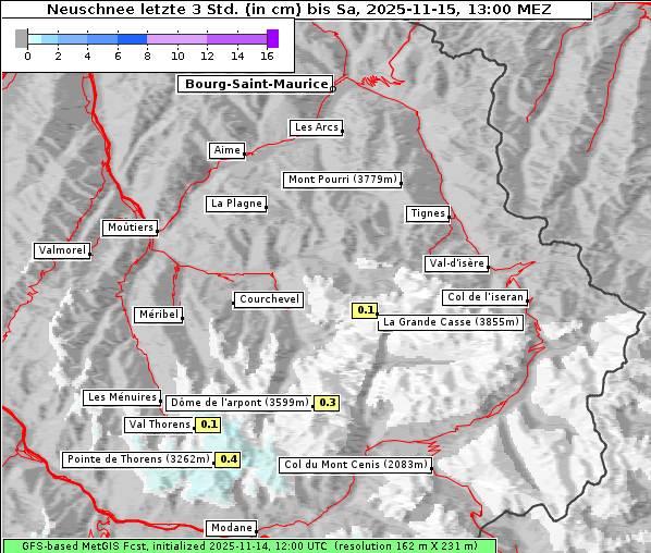 Neuschnee, 15. 11. 2025