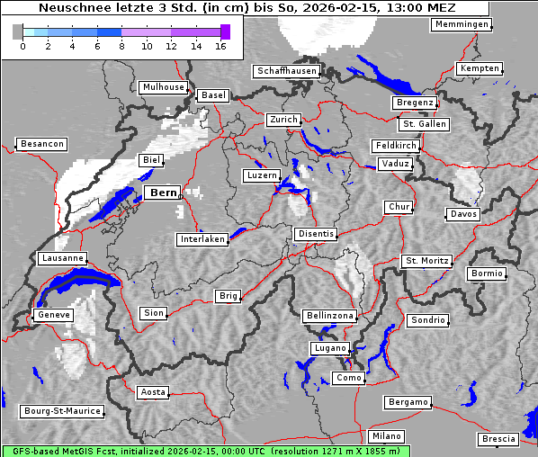 Neuschnee, 15. 2. 2026