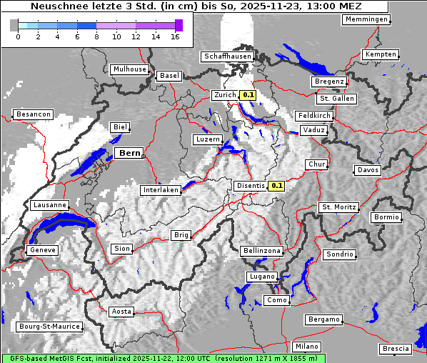 Neuschnee, 23. 11. 2025
