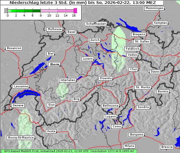 Niederschlag, 22. 2. 2026