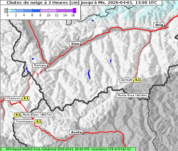 Neuschnee, 1. 4. 2026