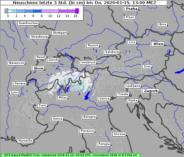 Neuschnee, 15. 1. 2026