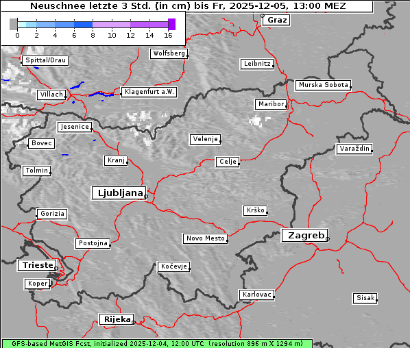 Neuschnee, 5. 12. 2025