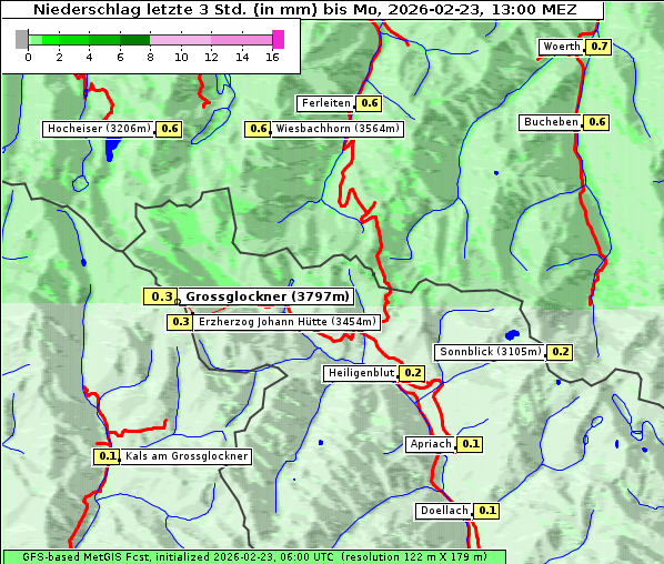 Niederschlag, 23. 2. 2026