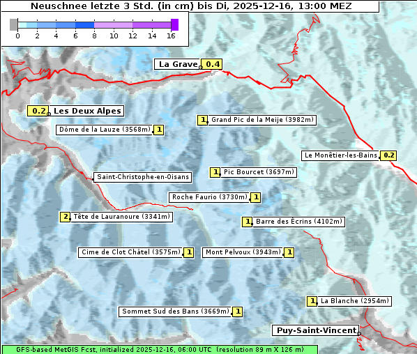 Neuschnee, 16. 12. 2025