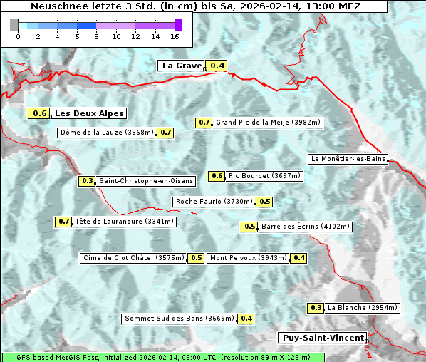 Neuschnee, 14. 2. 2026