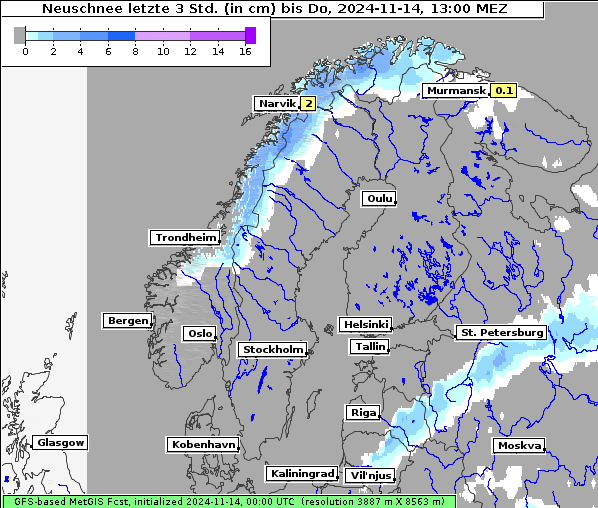 Neuschnee, 14. 11. 2024