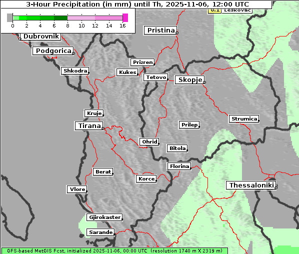 Niederschlag, 6. 11. 2025