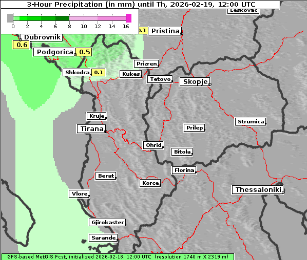 Niederschlag, 19. 2. 2026