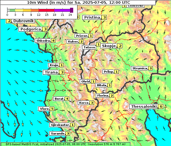 Wind, 5. 7. 2025