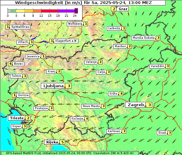 Wind, 24. 5. 2025