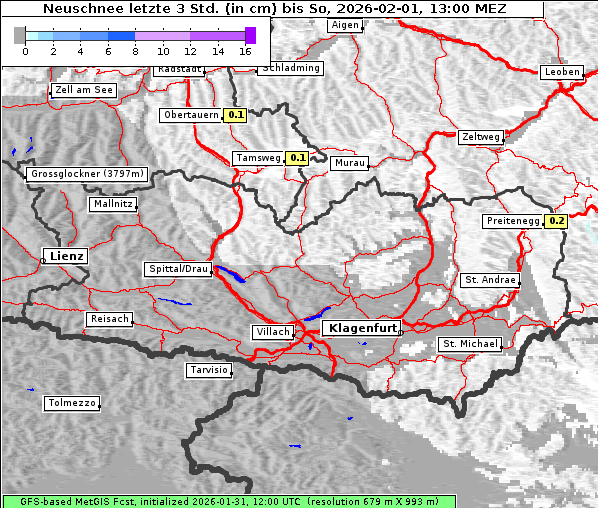 Neuschnee, 1. 2. 2026
