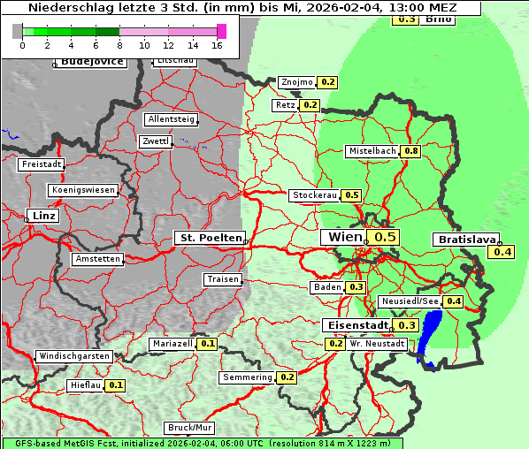 Niederschlag, 4. 2. 2026