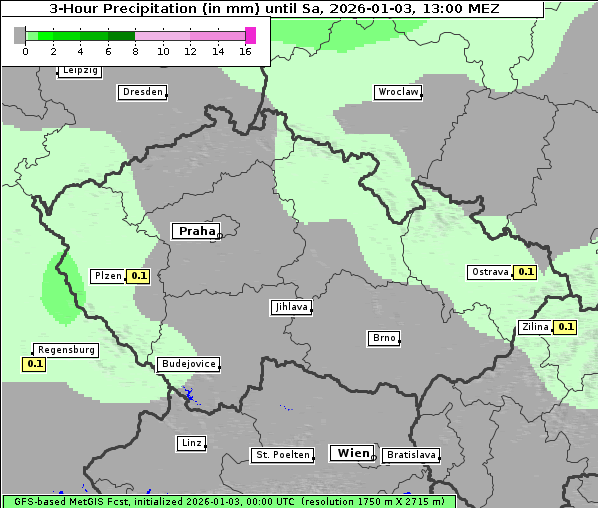 Niederschlag, 3. 1. 2026