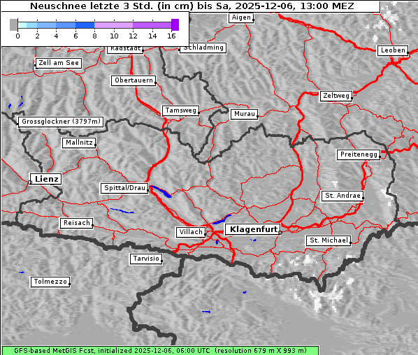 Neuschnee, 6. 12. 2025