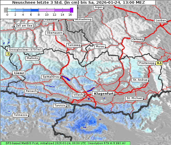 Neuschnee, 24. 1. 2026