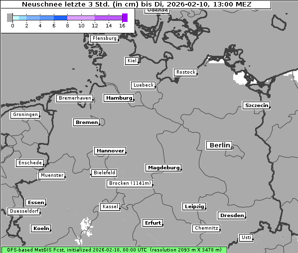 Neuschnee, 10. 2. 2026