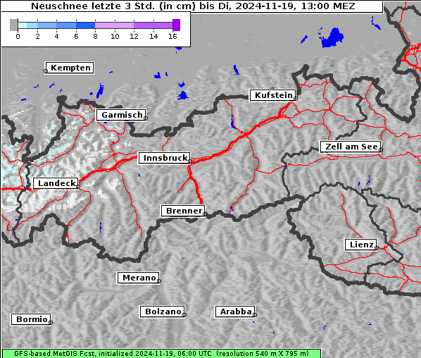 Neuschnee, 19. 11. 2024