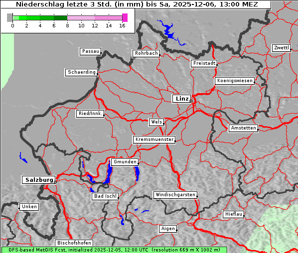 Niederschlag, 6. 12. 2025