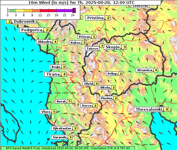 Wind, 28. 8. 2025