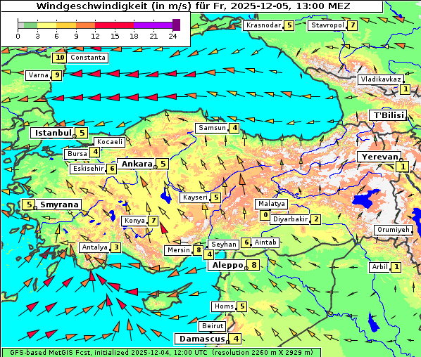 Wind, 5. 12. 2025