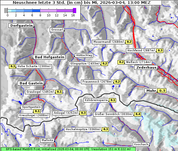 Neuschnee, 4. 3. 2026