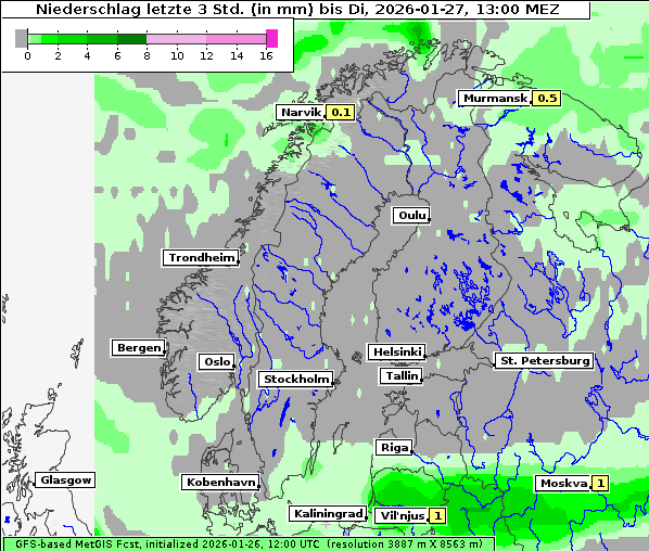 Niederschlag, 27. 1. 2026