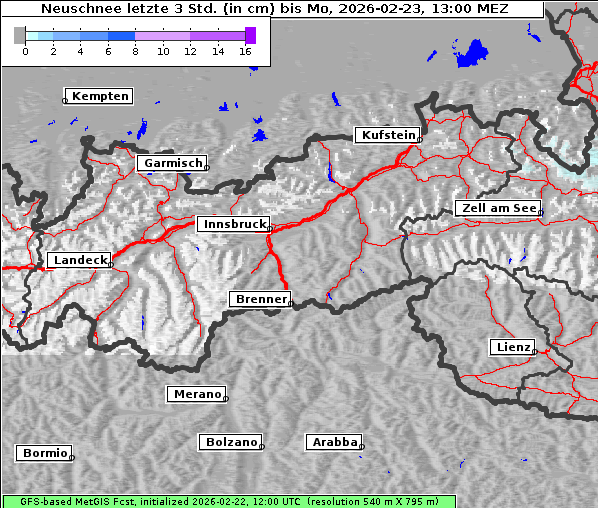 Neuschnee, 23. 2. 2026