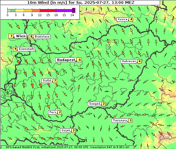 Wind, 27. 7. 2025
