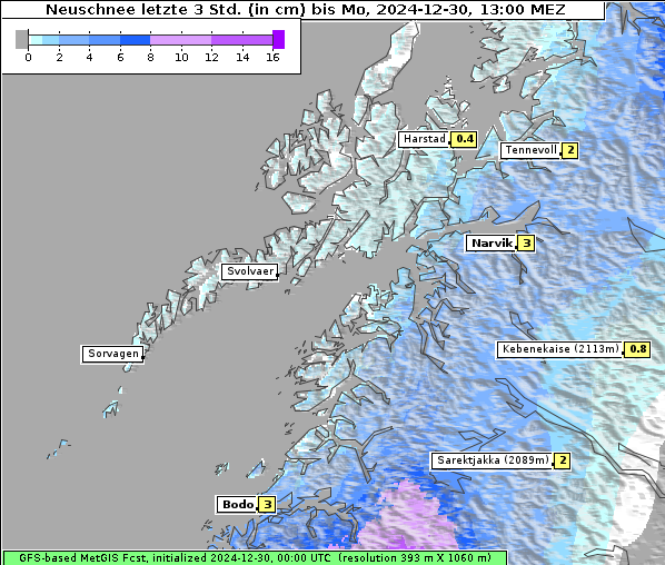 Neuschnee, 30. 12. 2024