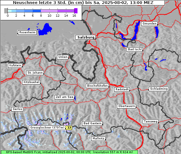 Neuschnee, 2. 8. 2025