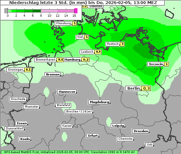 Niederschlag, 5. 2. 2026