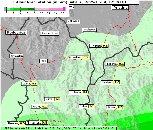 Niederschlag, 4. 11. 2025