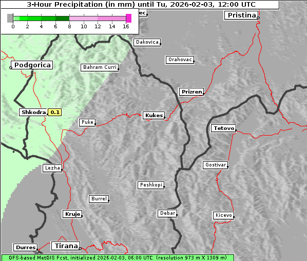 Niederschlag, 3. 2. 2026