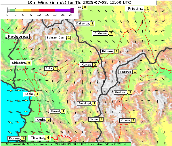Wind, 3. 7. 2025