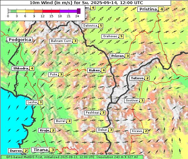 Wind, 14. 9. 2025